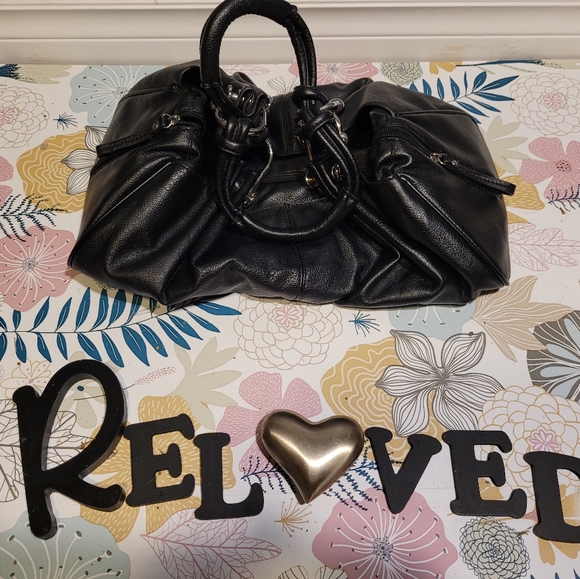 Black leather purse - Picture 3 of 3